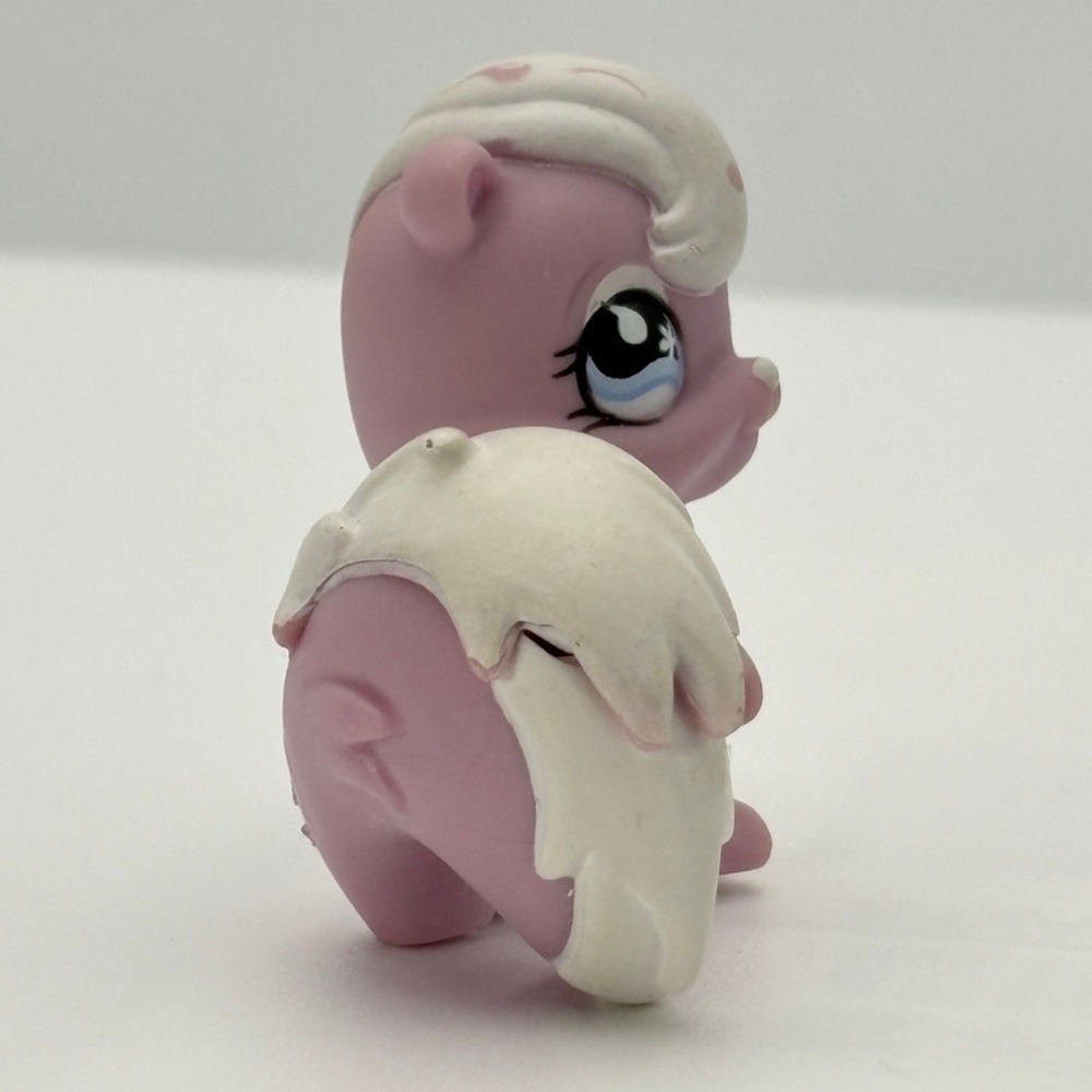 Littlest Pet Shop Squirrel 910 Figure 2007 LPS Purple Heart Snowflake Eye - Picture 4 of 7